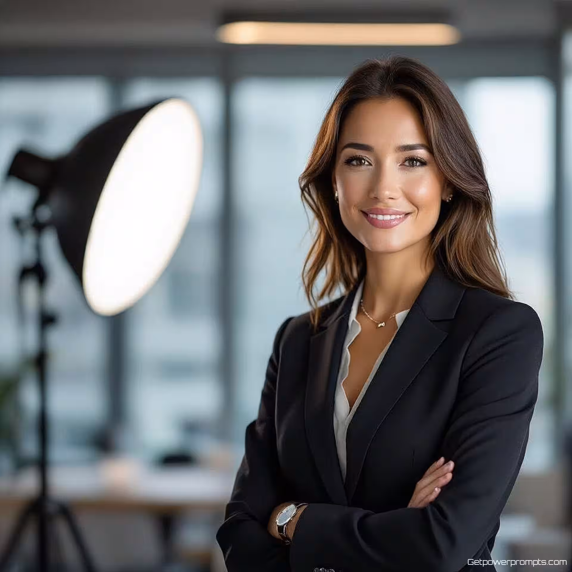 Zakelijke executive, portretfotografie voor bedrijfsleiders, studiobelichting belichting, modern kantoor achtergrond, professioneel sfeer, professionele zakelijke setting, scherpe focus, natuurlijke huidskleuren, zelfverzekerde houding, professionele kleding, schone compositie, leiderschapspresence