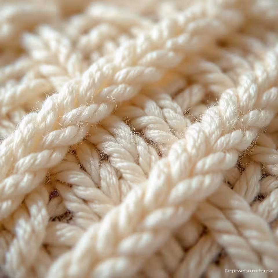 Wol garen, macrofotografie, natuurlijke belichting belichting, witte achtergrond achtergrond, kleine scherptediepte, extreme close-up, ingewikkelde stofpatronen, aardse kleuren, fotorealistisch, gedetailleerde textuurtexturen, natuurlijke vezels, geweven structuren, fijne draaddetails