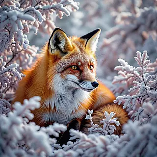 Rode vos, infraroodfotografie, fotorealistisch, daglicht infrarood belichting, close-up infrarood perspectief, bos infrarood omgeving, surrealistisch kleurenpalet, thermische beeldvorming esthetiek, mysterieus thermisch atmosfeer, natuurlijke habitat, buitenaards uiterlijk, omgevingscontrast