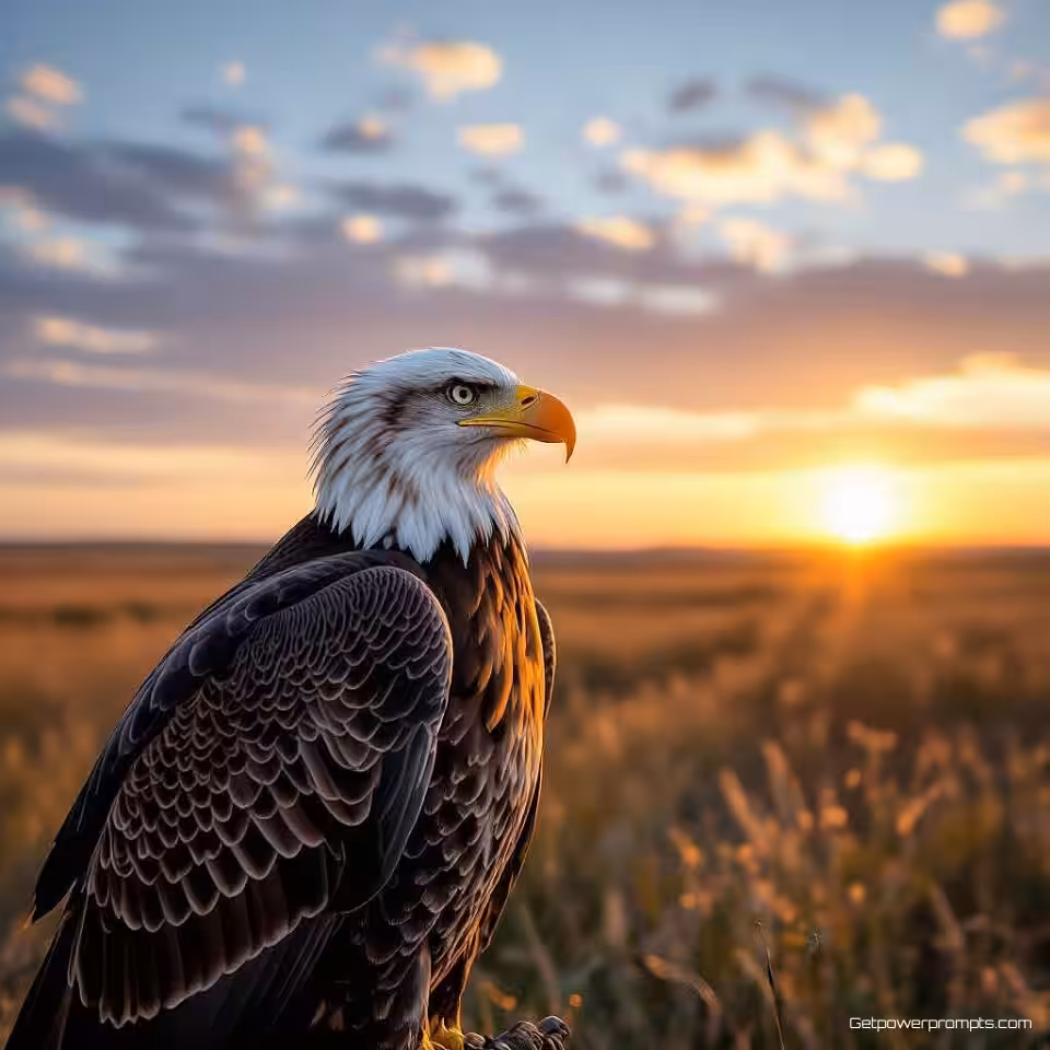 Zeearend, landschapsfotografie, fotorealistisch, gouden uur belichting, groothoekperspectief, savanne omgeving, dramatisch landschap, episch atmosfeer, natuurlijke habitat, omgevingsverhaal