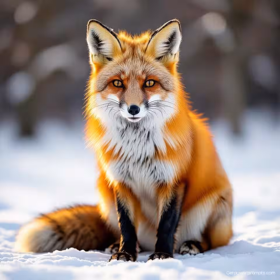 Rode vos, stedelijke wildlife fotografie, fotorealistische stijl, gouden uur verlichting belichting, ooghoogte perspectief perspectief, stadsomgeving, onscherpe achtergrond achtergrond, serieuze sfeer atmosfeer, mens-wildlife samenleven, stedelijke habitat aanpassing, natuurlijke elementen in stedelijke omgeving