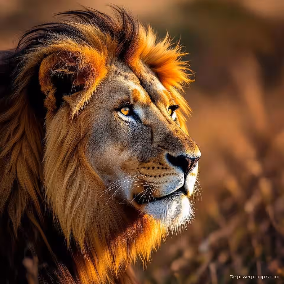 Leeuw, HDR fotografie, gouden uur belichting, verbeterd dynamisch bereik, close-up perspectief, gedetailleerde diertexturen, professionele wildlife fotografie, levendige natuurlijke kleuren, scherpe biologische details, dramatische sfeer, natuurlijke habitat setting