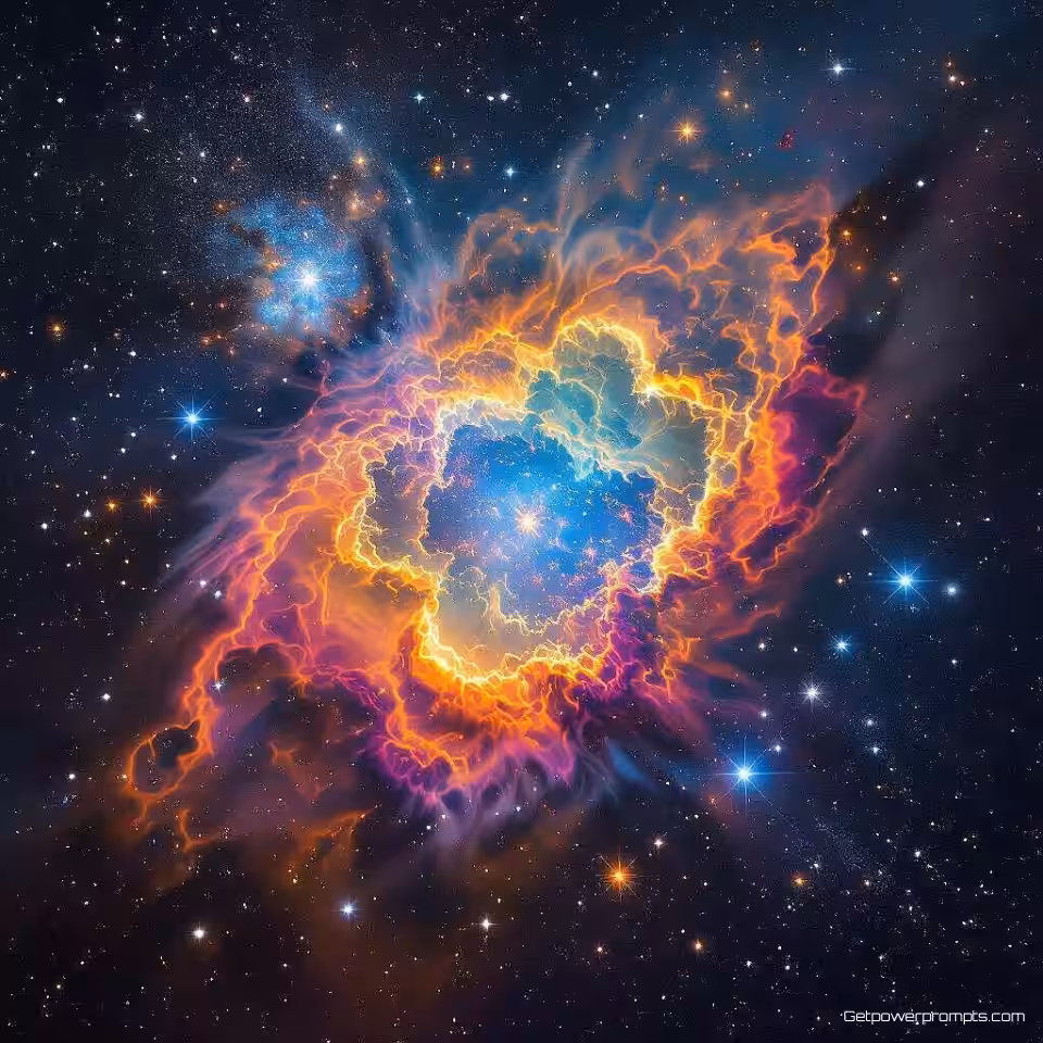 Kleurrijke planetaire nevel, astrofotografie, breed veld astrofotografie perspectief, donkere hemel omstandigheden belichting, natuurlijke kleuren palet, realistische astrofotografie, gedetailleerde hemelkenmerken, atmosferische nachtelijke hemel, lange belichtingstijd, professionele astronomische fotografie