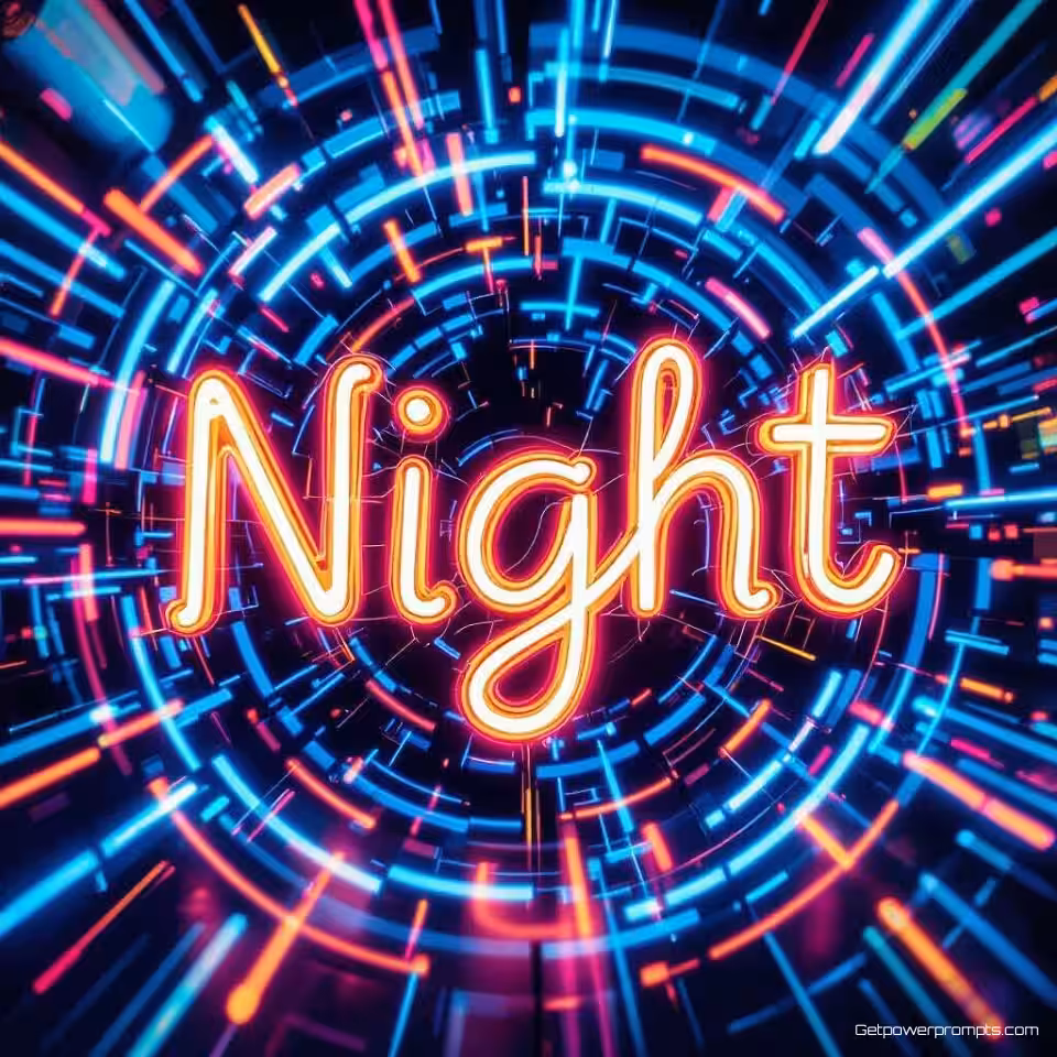 Geschreven woorden met licht, nachtfotografie, lichtschilderen techniek, groothoek perspectief, LED-verlichting belichting, levendige kleuren, dromerig atmosfeer, lange belichting, atmosferisch, gedetailleerde lichtsporen, creatieve lichtpatronen, professionele lichtkunst fotografie