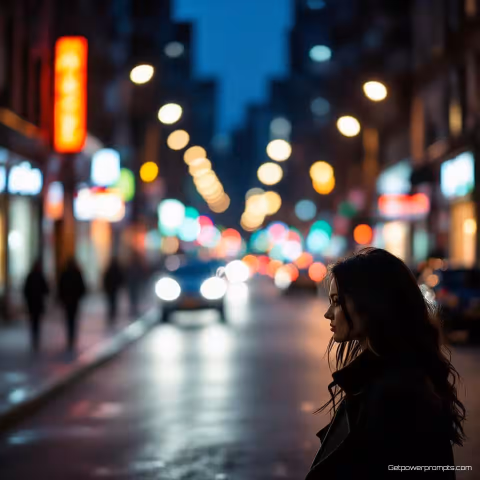 Stel, nachtportretfotografie, straatverlichting verlichting, close-up perspectief, mysterieus atmosfeer, stedelijk achtergrond, ondiepe scherptediepte, sfeervol, gedetailleerde gezichtskenmerken, professionele portretstijl