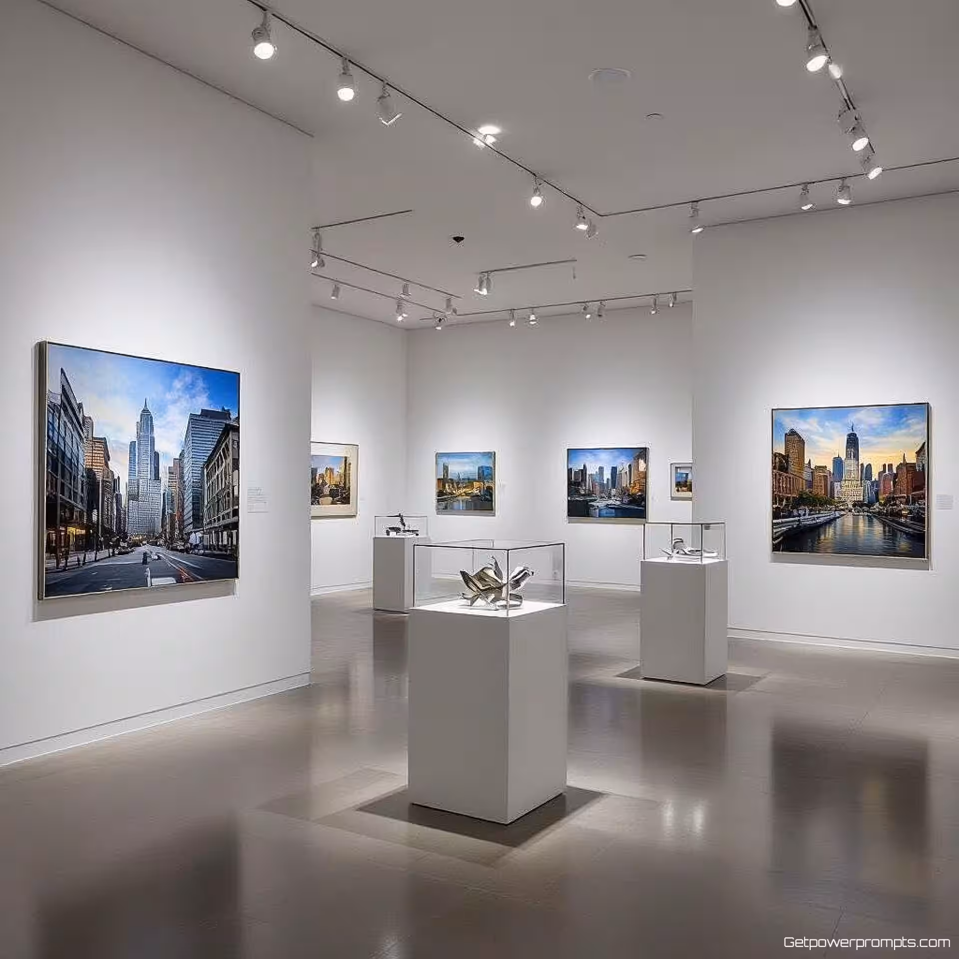 Stadsgezichten Portfolio, tentoonstellingspresentatie fotografie, documentaire stijl stijl, galerijverlichting verlichting, verfijnd sfeer, galerijpresentatie, museumkwaliteit, professioneel fotoboek, elegante presentatie, gedetailleerde texturen, verfijnde opstelling, culturele esthetiek, artistieke presentatie