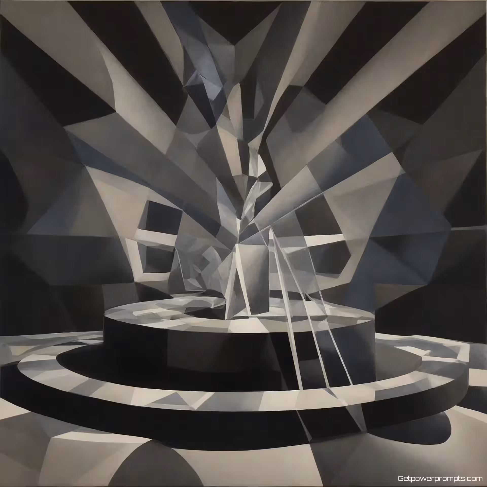 geometrische objecten en stof, fijne kunst stilleven fotografie, oude meester schilderij esthetiek, gecentreerde compositie perspectief, clair-obscur verlichting verlichting, rustig en vredig atmosfeer, artistieke opstelling, museumkwaliteit, galerijpresentatie