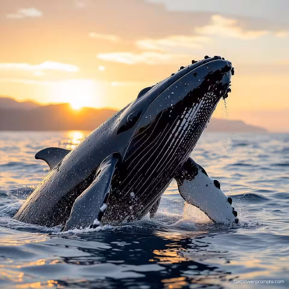 Bultrugwalvis, fijne kunst wildlife fotografie, fotorealistisch esthetiek, close-up portret perspectief, gouden uur belichting, serieus atmosfeer, aards tonen, artistiek dierenportret, natuurlijke habitat, galerij tentoonstellingskwaliteit, emotionele verbinding met de natuur